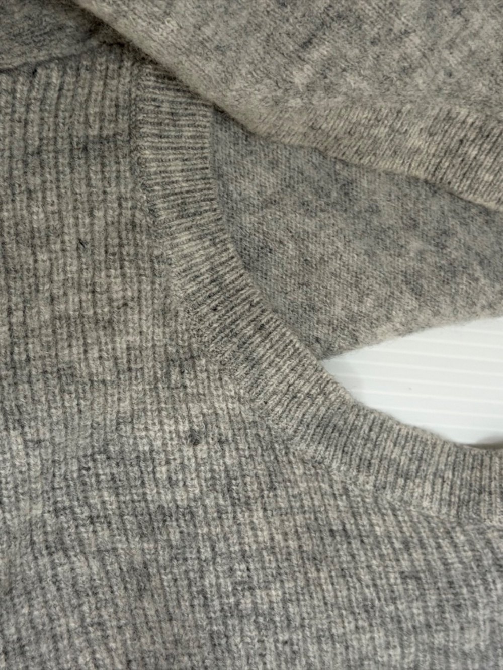 Vince Gray Wool Cashmere Draped Open Front Sweater Vest Medium - Picture 12 of 13